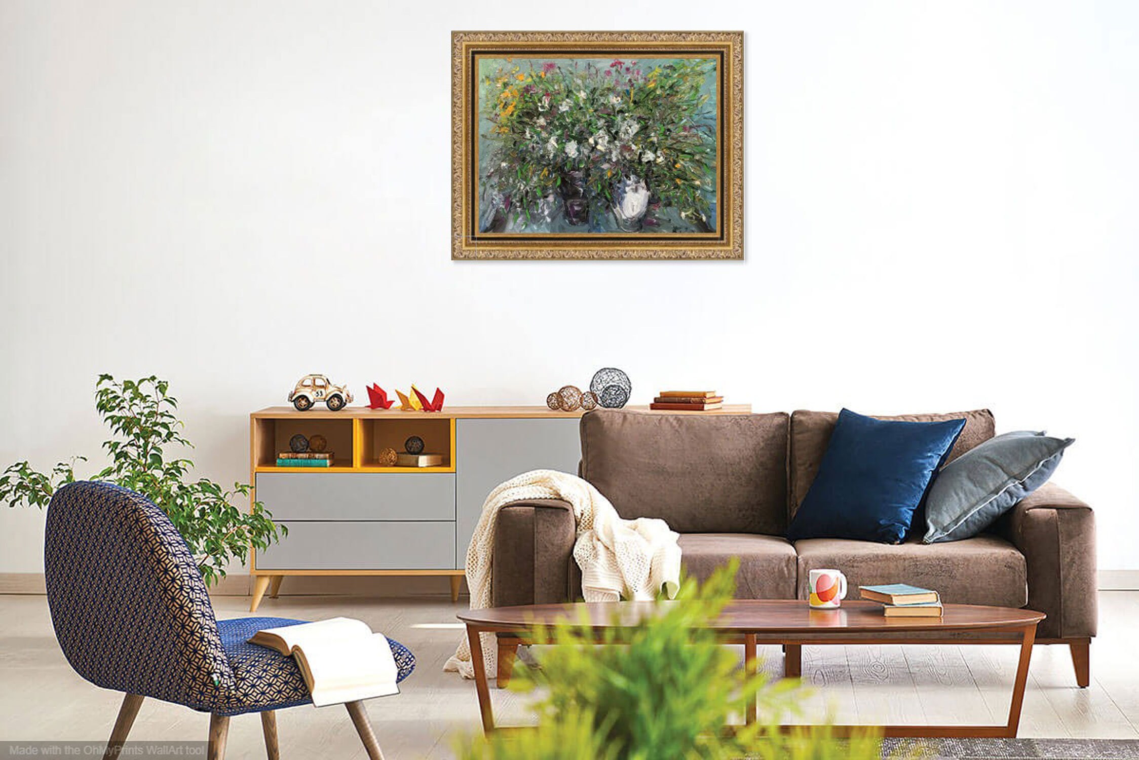 Stillleben mit Blumen Blumen original Ölgemälde Feld Blumen | Etsy