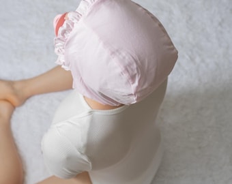 ABDL Adult Baby Bonnet (Baby Pink)