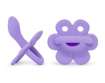 Purple- Adult Silicone Flower Pacifier