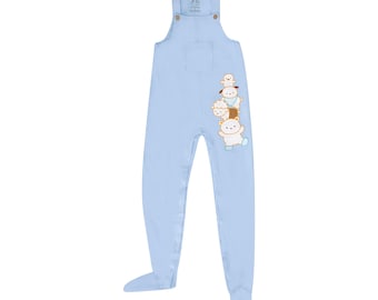 Cuddle Buddies- Adult Terry Cotton Footed Jumper