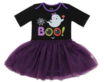 Boo- Adult Bamboo Terry Tulle Onesie Dress