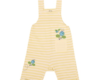 Busy Bee- Adult French Terry Cotton Overalls Romper