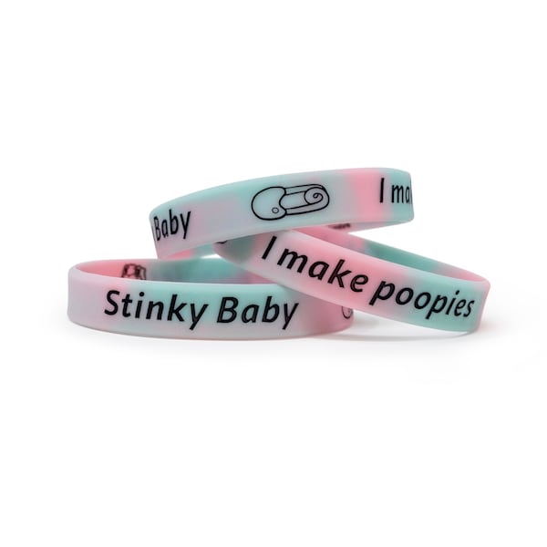 Stinky Baby [Silicone Wristband] ABDL