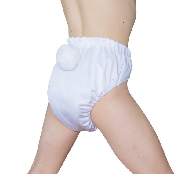 ABDL Adult Diaper Pants Reusable Diaper Cover Plastic Diaper Pants