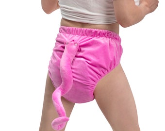 Pig Tail- Adult Cloth Diaper ABDL DDLG