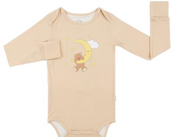 Sleepy Bear- Adult Bamboo Terry Onesie