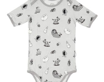 Vintage Baby- Adult Bamboo Onesie
