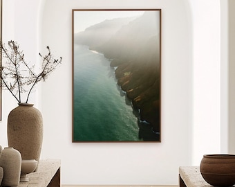 Napali Coast Kauai Hawaii, travel photography print by P. Deacon