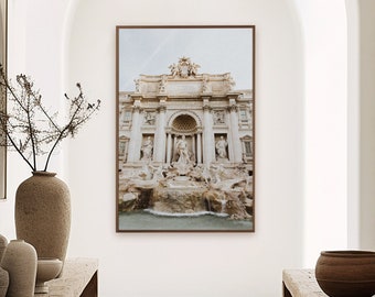 Rome Italy Trevi Fountain, travel photography print by P. Deacon