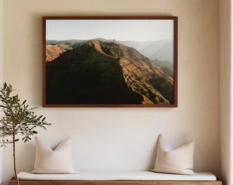 Waimea Canyon Kauai Hawaii, travel photography print by P. Deacon