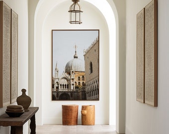 Saint Mark's Basilica Venice Italy, travel photography print by P. Deacon
