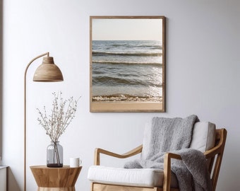 Lake Michigan in the summer, photography print by P. Deacon