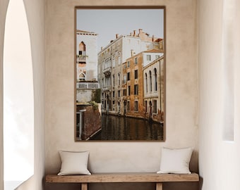 Venice Italy Canal, travel photography print by P. Deacon