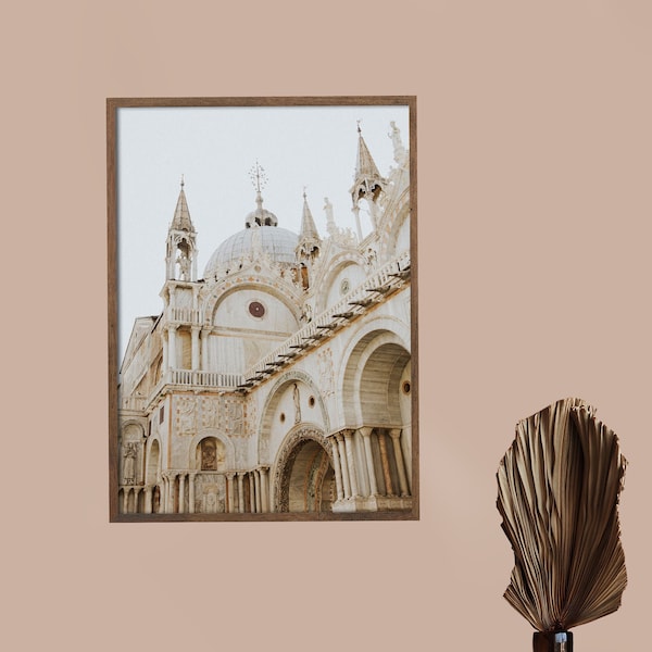 Saint Mark's Basilica Venice Italy, travel photography print by P. Deacon