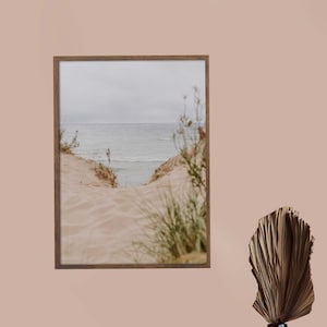 Lake Michigan rosy mound, photography print by P. Deacon