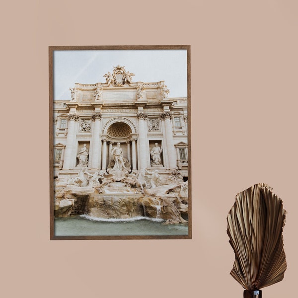 Rome Italy Trevi Fountain, travel photography print by P. Deacon