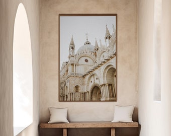 Saint Mark's Basilica Venice Italy, travel photography print by P. Deacon