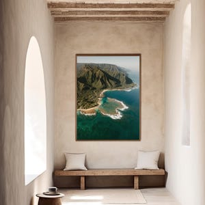 Napali Coast Kauai Hawaii, travel photography print by P. Deacon