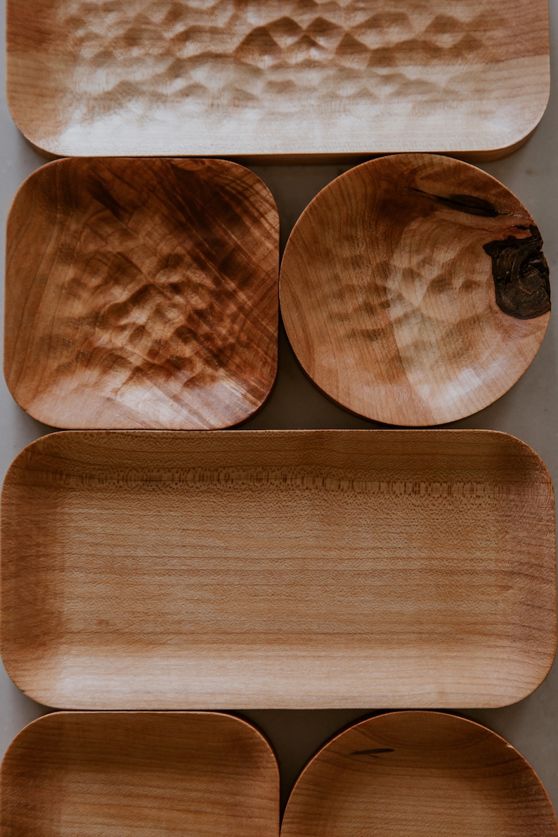 Solid wood desk tray, wood work by B. Deacon image 5