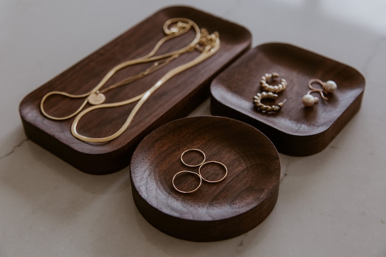 Solid wood desk tray, wood work by B. Deacon image 1