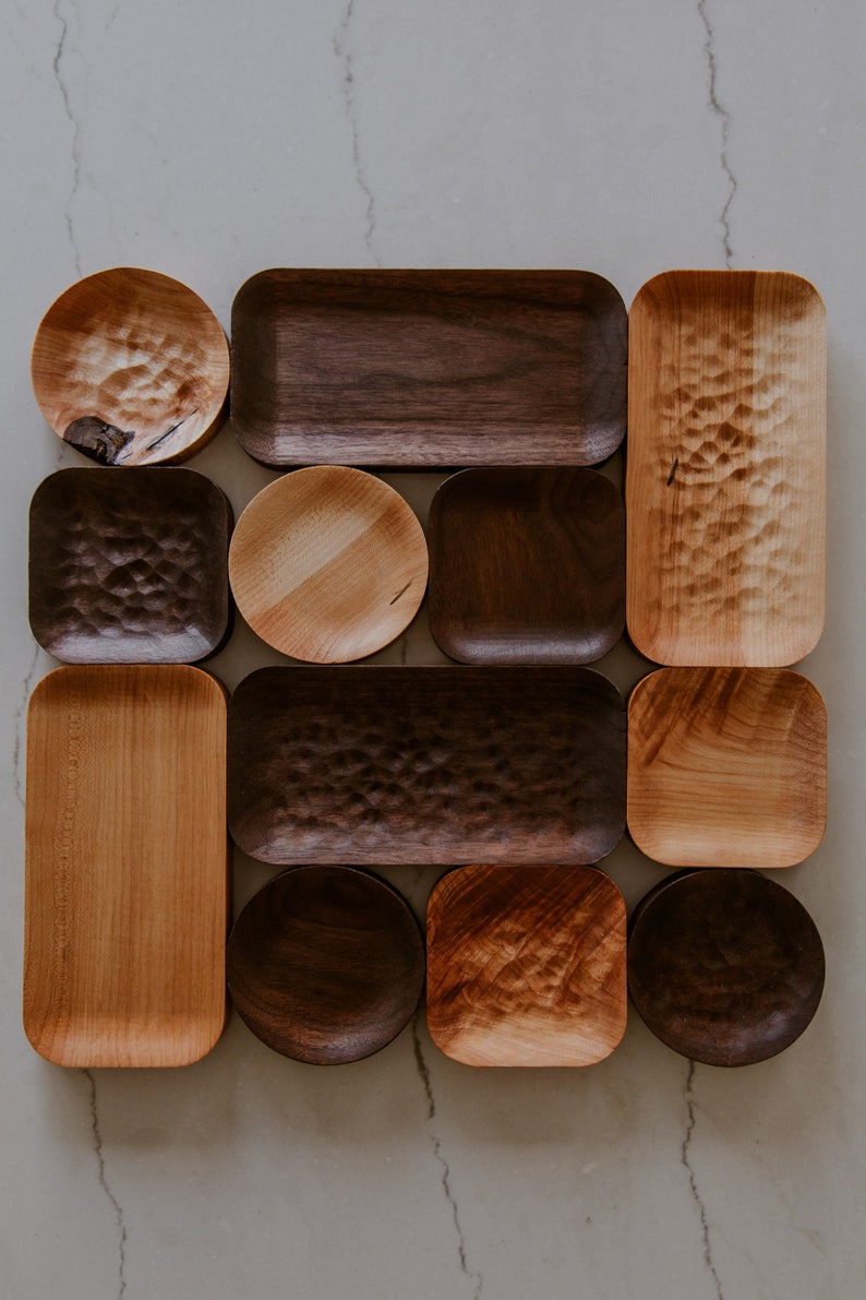 Solid wood desk tray, wood work by B. Deacon image 3