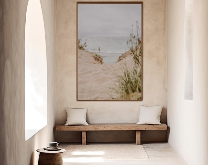 Lake Michigan rosy mound, photography print by P. Deacon