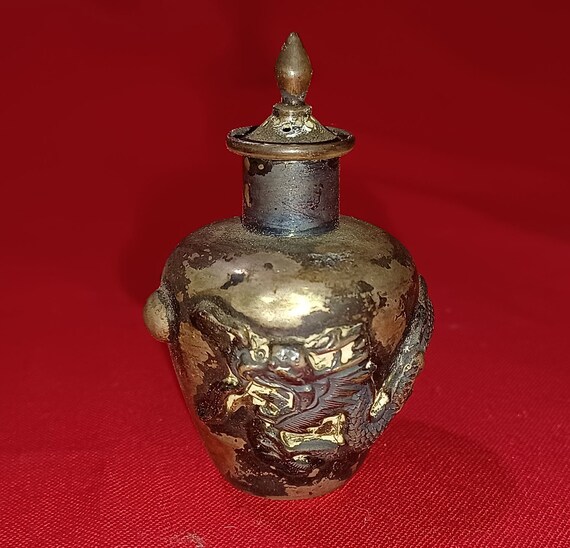 小さな中国の龍の香炉 - Etsy 日本