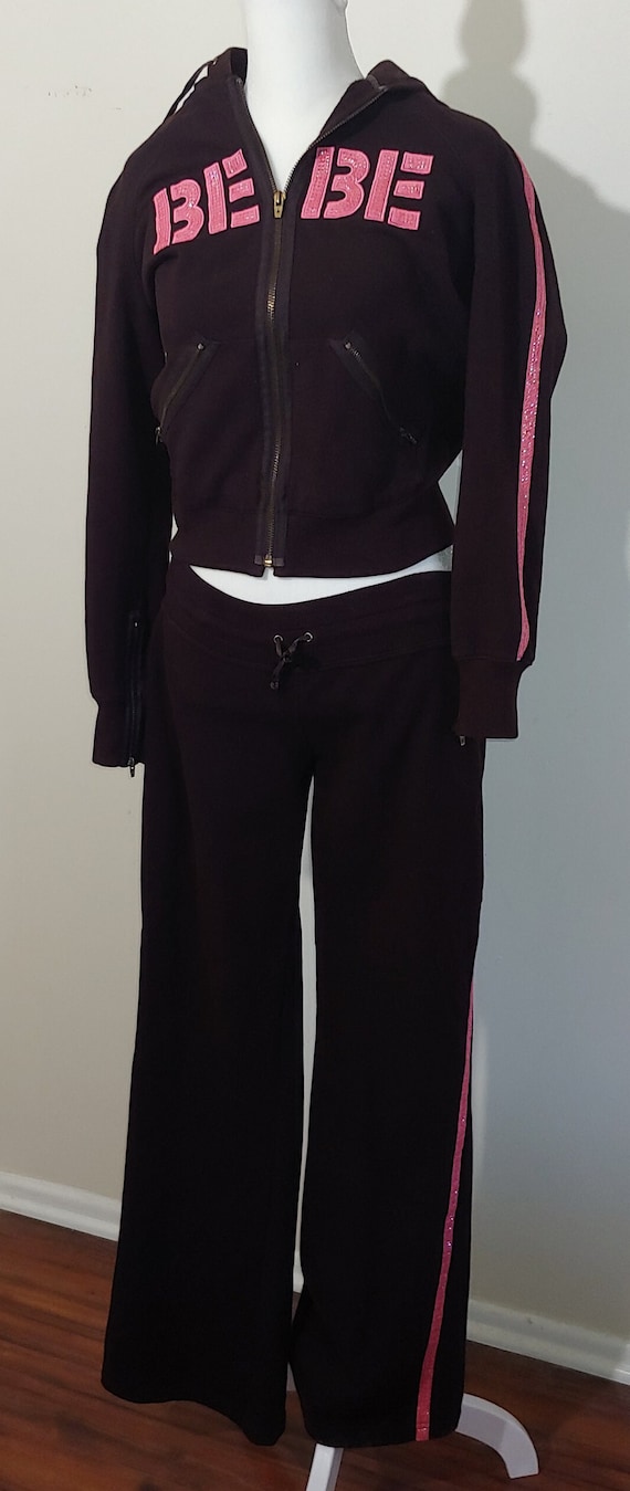 BEBE SPORT Womens track suit w/hood