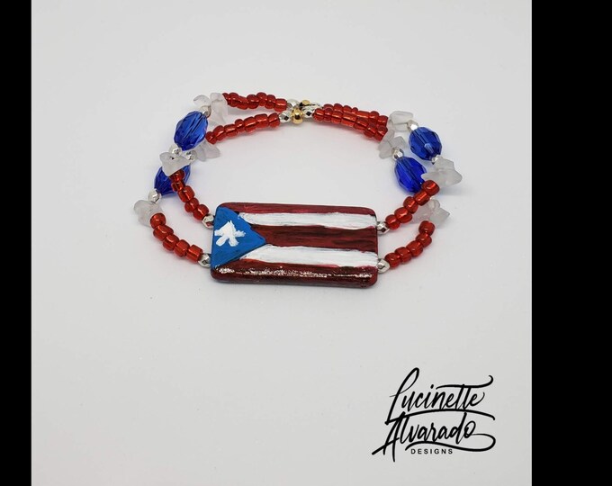 Puerto Rico jewelry, Puerto Rican jewelry, stretch bracelet
