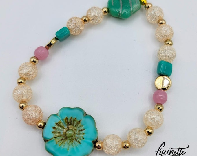 summer bracelet, sun-themed bracelet, beach jewelry
