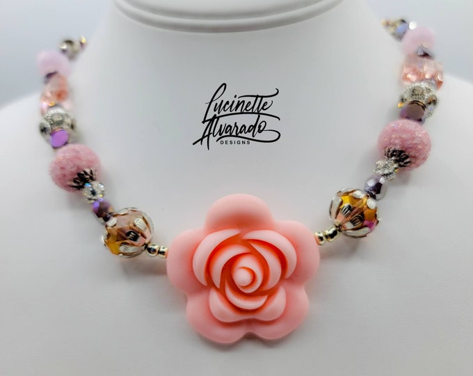 summer necklace, beach jewelry, sun-themed necklace