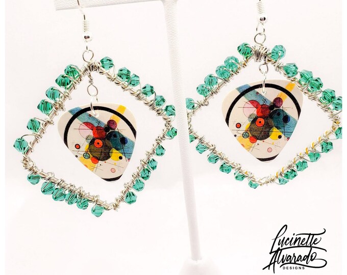 beach jewelry, summer earrings, sun-themed earrings