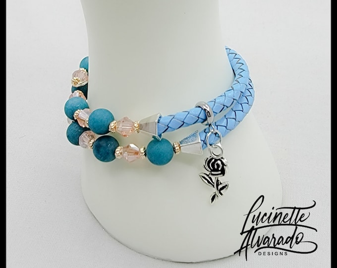 Gift for her, blue bracelet, Valentine's gift
