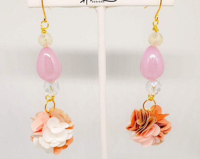 beach jewelry, summer earrings, sun-themed earrings