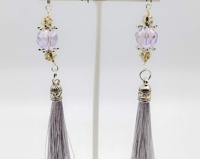 Christmas gift, Christmas earrings, tassel earrings