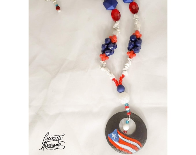 Puerto Rico necklace, Puerto Rico jewelry