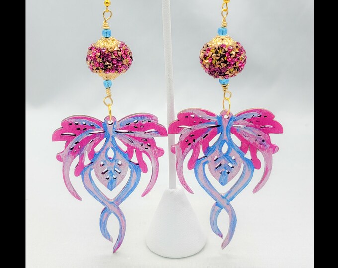Holiday gifts, Holiday jewelry, fall jewelry, dangle earrings