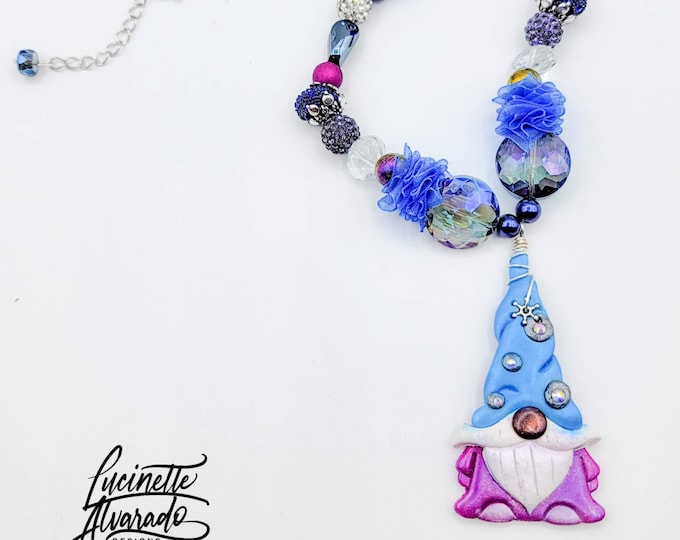 Christmas gift, Christmas jewelry, gnomes