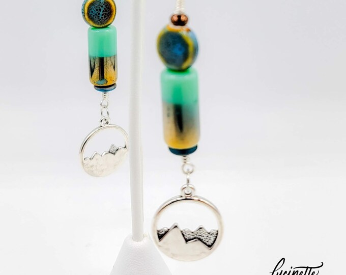 beach jewelry, summer earrings, sun-themed earrings