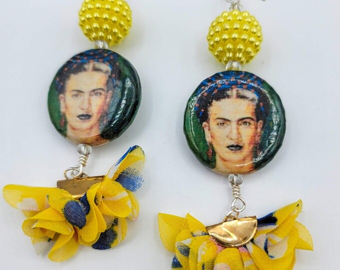 Frida Kahlo, Holiday gifts, Holiday jewelry, fall jewelry, necklace