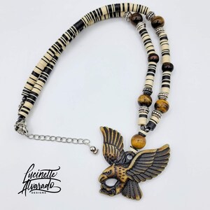Spring jewelry, gift for her, women jewelryUnisex jewelry, Eagle necklace; eagle jewelry, puca necklace