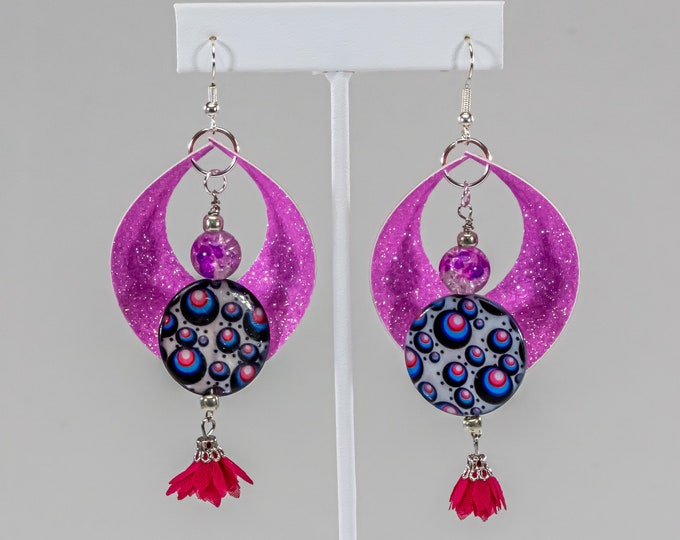 beach jewelry, summer earrings, sun-themed earrings