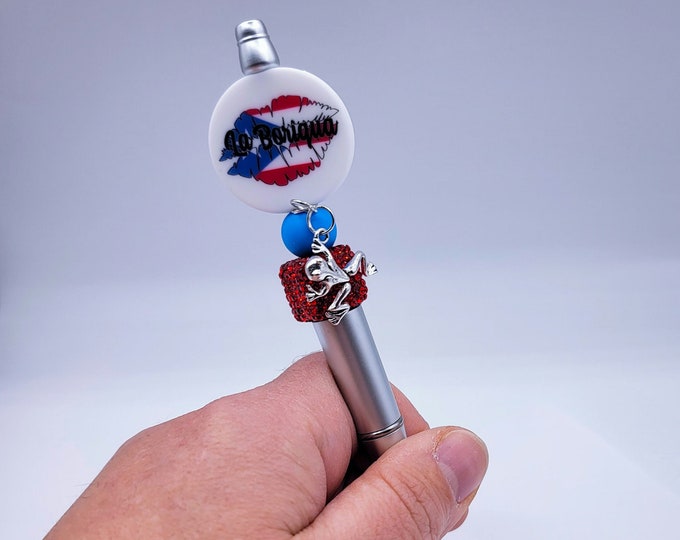 Puerto Rico Beadable pen, ballpoint pen, pen