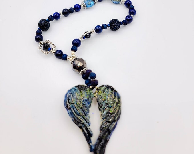 Wings, Holiday gifts, Holiday jewelry, fall jewelry, necklace
