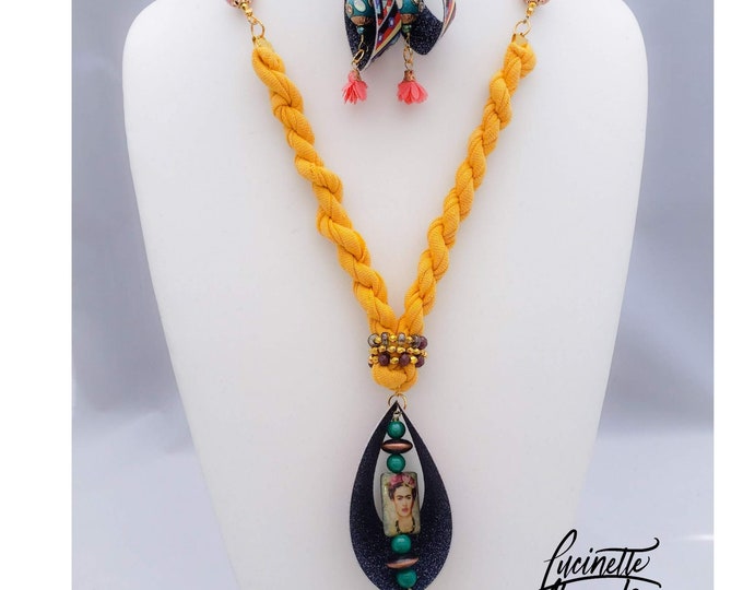 Frida jewelry, Frida necklace, Holiday gifts, Holiday jewelry, fall jewelry