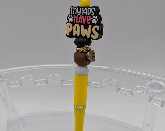 Pet Lovers Inspired Pen, Beadable Pen, Dog Lovers, I love my dog