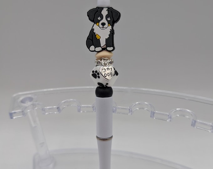 Pet Lovers Inspired Pen, Beadable Pen, Dog Lovers, I love my dog