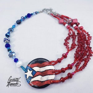 Schmuck aus Puerto Rico; Schmuck aus Puerto Rico; Puerto-ricanische Halskette, puertoricanischer Schmuck