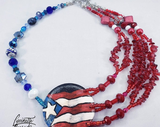 Puerto Rico Jewelry; Puerto Rico Jewelry; Puerto Rican Necklace, Puerto Rican Jewelry