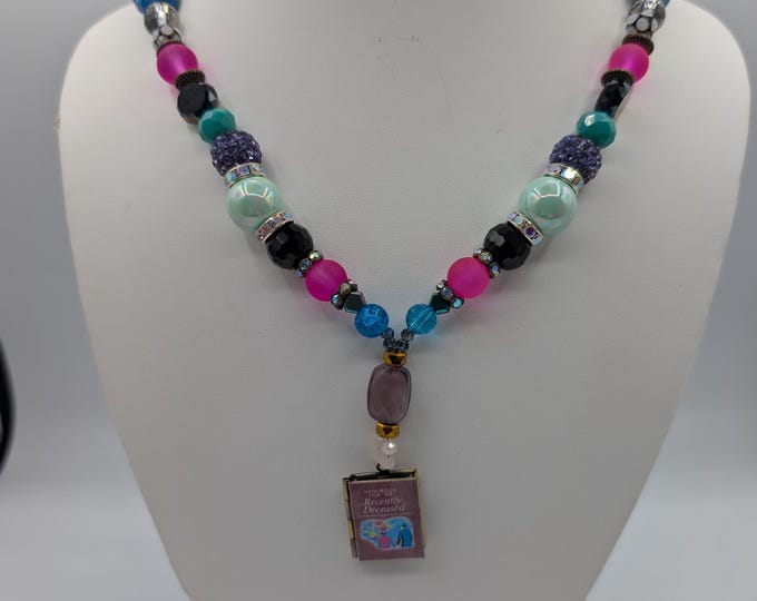Beetlejuice Inspired, Spooky Charm Necklace Necklace, Halloween Necklace